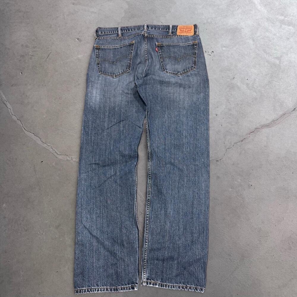 Levi’s 505 38x33 Regular Fit Straight Leg Jeans Medium Wash Denim Blue Men’s